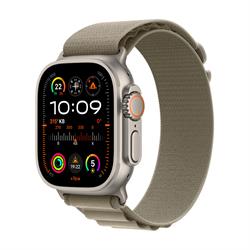 Apple Watch Ultra 2 GPS + Cellular 49mm Titanyum Kasa ve Zeytin Yeşili Alpine Kordon (Küçük) - MREX3TU/A