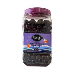 Gemlik Karası Siyah Salamura Yağlı Zeytin 1350 gr S