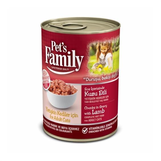 Family Pets Kuzu Etli Kedi Konservesi 400gr