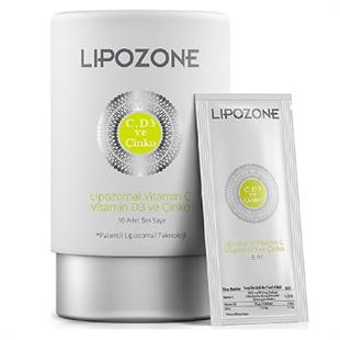 Lipozone Vitamin C D Çinko 10 Saşe