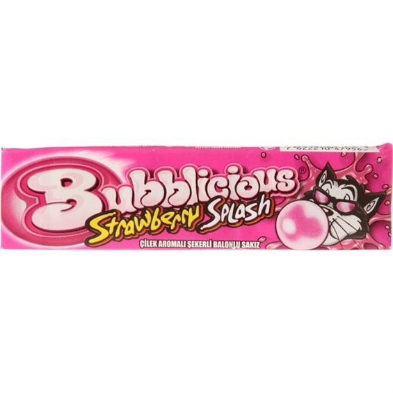 Bubblicious Çilekli Sakız