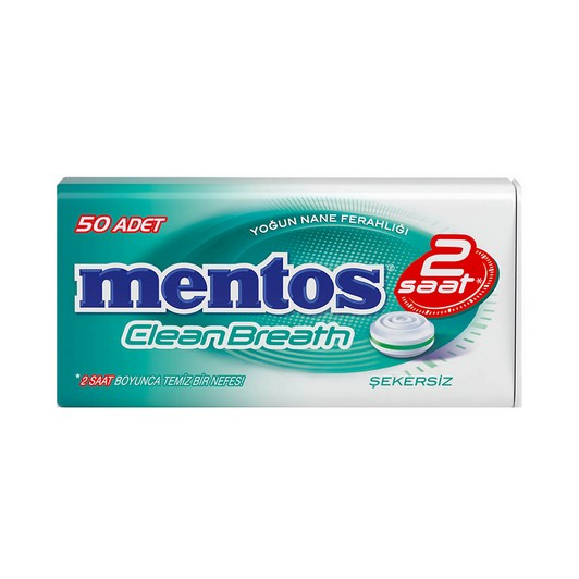MENTOS 2 H INTENSE MINT 35 GR
