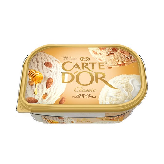 Algida Carte D'or Classic Badem - Karamel - Kaymak 925 ml