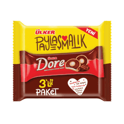 Ülker Dore Çikolata Kaplamalı Bisküvi 3x86 G
