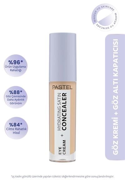 Pastel Eye Cream Hydrating Satin Concealer - Göz Kremi Göz Altı Kapatıcısı 64 Medium Light4,3 ml
