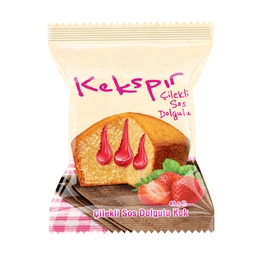 Kekspir Çilek Dolgulu Kek 45 G 