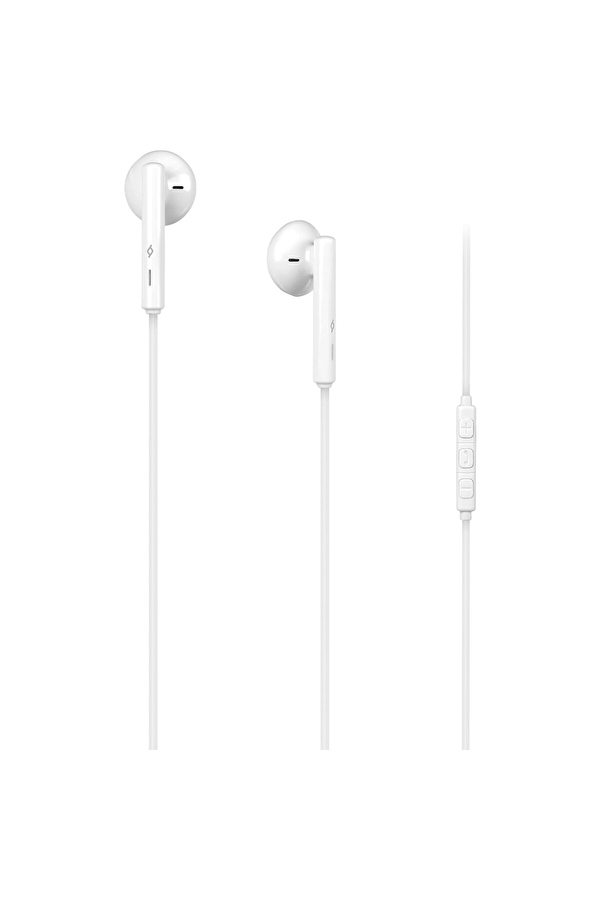 2KMM14B ttec Rio 2 USB-C Stereo Mikrofonlu Kulakiçi Kulaklık  Beyaz