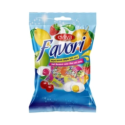 Evliya Favori Dolgulu Karışık Yumuşak Şeker 350 G
