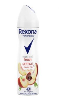 Rexona Kadın Deodorant Şeftali & Limon Otu 72 Saat Kesintisiz Üstün Koruma 150 Ml