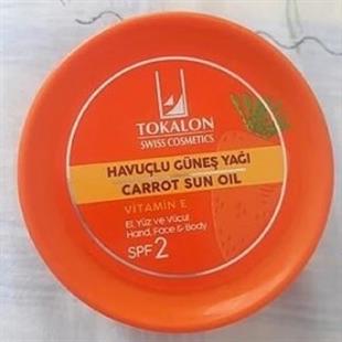 Tokalon Havuçlu E Vitaminli SPF2 Güneş Yağı 200 ml
