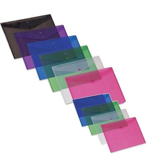 Comıx A4 Çıtçıtlı Şeffaf Dosya 1853