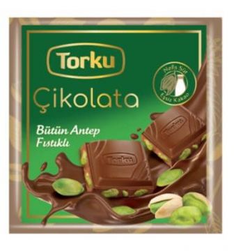 Torku Çikolata Bütün Antep Fıstıklı 65g