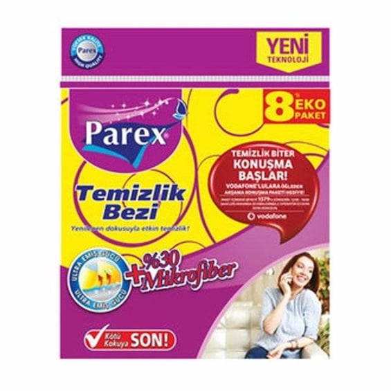 Parex Temizlik Bezi 8'li