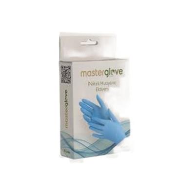 MASTER GLOVE NITRIL MAVI 10LU