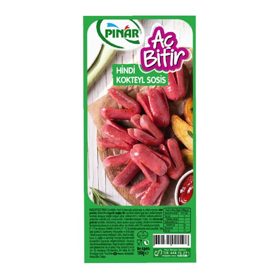 Pınar Aç Bitir Kokteyl Hindi Sosis 180 Gr