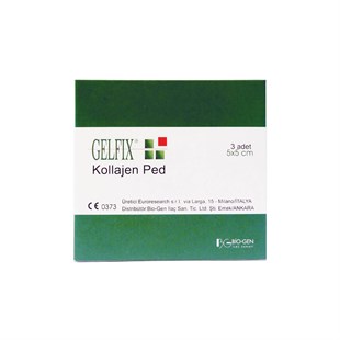 Gelfix Kollodial Gümüş Suyu İçeren 5x5 Kollajen Ped 3 Adet