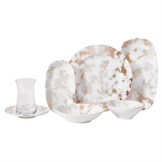 Korkmaz A8745 Doğa Collection 26 Parça Kahvaltı Takımı