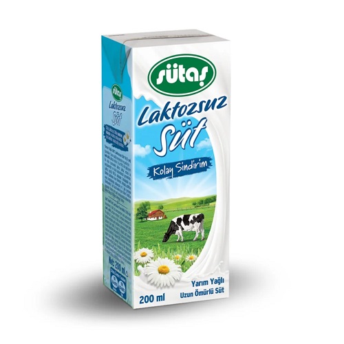 Sütaş Laktozsuz Süt 200 ml