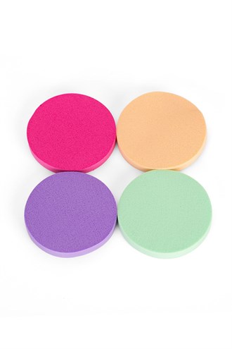 New Well 4'lü Makyaj Süngeri Yuvarlak