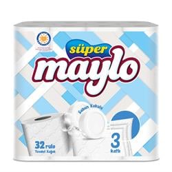 Maylo Tuvalet Kağıdı 32 'li 3 Katlı Sabun Kokulu