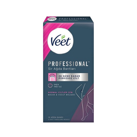 Veet Professional Ağda Bandı Normal 12'li