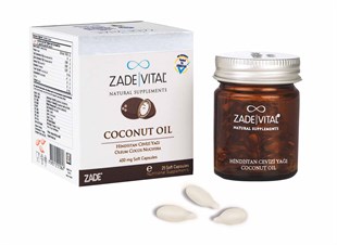 Zade Vital Hindistan Cevizi Yaği 25 Yumuşak Kapsül