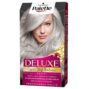 Palette Deluxe Saç Boyası U71 Buzul Grisi
