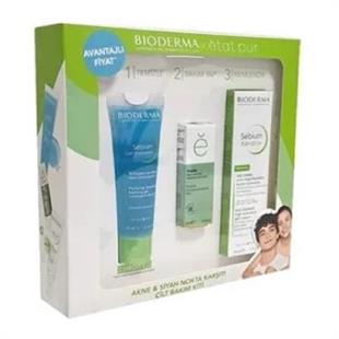 Bioderma Sebium Kerato 30 ml + Sebium Foaming Gel 45 ml + Etat Pur Propolis 15 ml