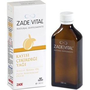 Zade Vital Kayisi Çekirdeği Yaği 200 Ml