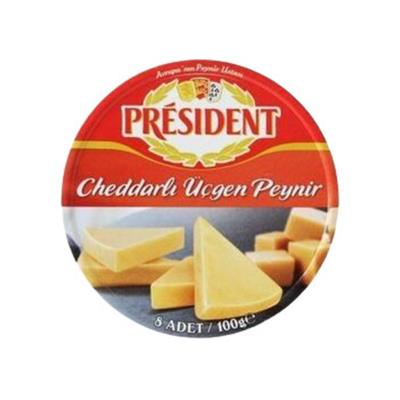PRESIDENT CHEDDARLI ÜÇGEN PEYNIR 100gr