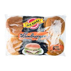 Öztadal Ekmek Hamburger Sade 6 Lı 325 Gr.