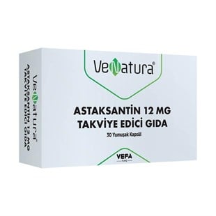 Venatura Astaksantin 12 mg 30 Kapsül