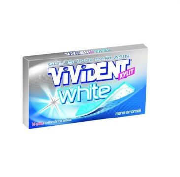 Vivident Xylıt White Karbonatlı Nane Aromalı 26 gr