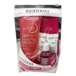 Bioderma Hassas & Nemsiz Ciltlere Özel Kit - Sensibio Foaming Gel 100 ml + Hydrabio Serum 15 ml + H2O 20 ml