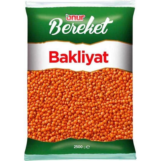Onur Bereket Kırmızı Mercimek 2,5 kg