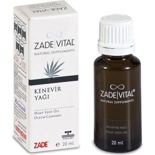 Zade Vital Kenevir Tohumu Yaği 20 ml