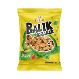 Çıtkırıldım Mısırlı Balık Kraker 70 G