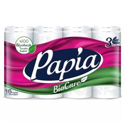 Papia Tuvalet Kağıdı Biyobazlı 16 lı 3 Katlı