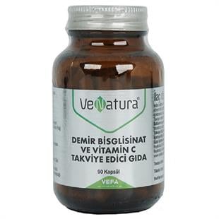 Venatura Demir Bisgilisinat Vitamin C 90 Kapsül