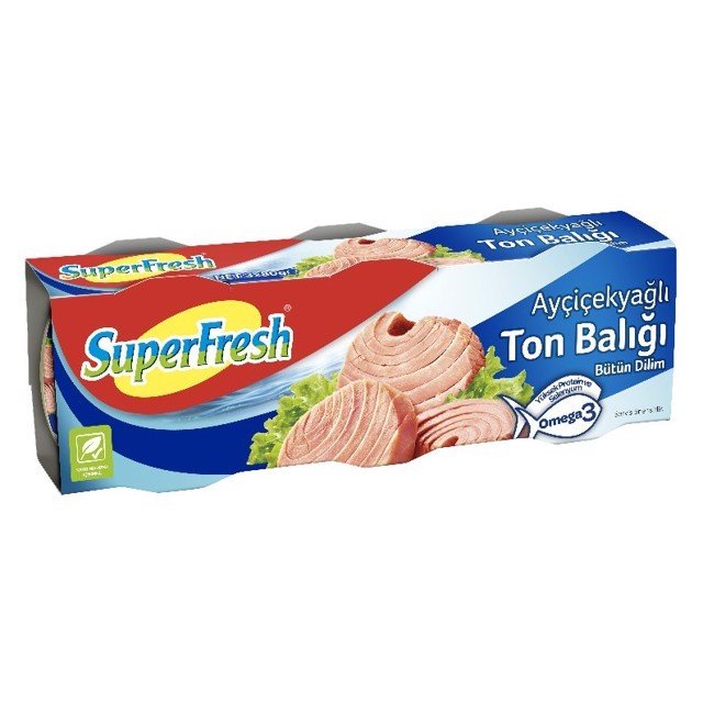 Superfresh Ayçiçek Yağlı Ton Balığı 3X75 G