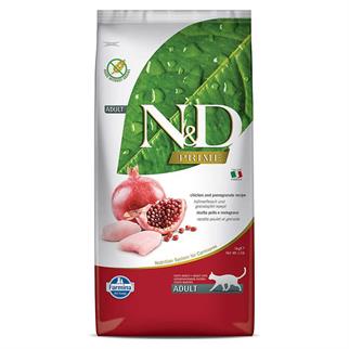 N&D Tahılsız Tavuk ve Narlı Kedi Maması 10 Kg