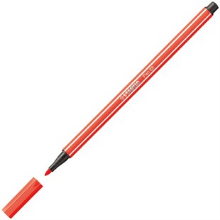 Stabilo Pen 68 Kalın Uçlu Keçeli Kalem 1MM Açık Kırmızı 68/40