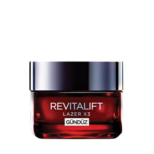 L'Oreal Paris Dermo Revitalift Laser X3 Yoğun Yaşlanma Karşıtı Gündüz Kremi 50 ml