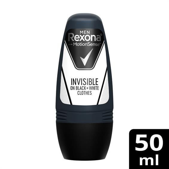 Rexona Men Invisible Black & White Roll-On 50 ml