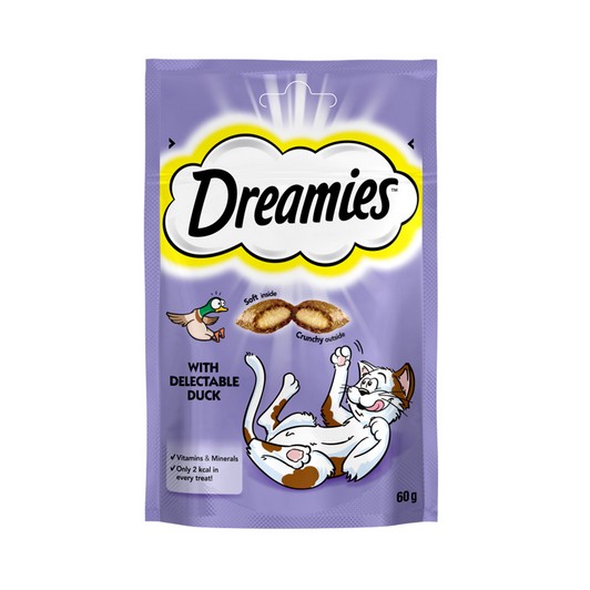 Dreamies İçi Dolgulu Ördekli Kıtır Kedi Ödülü 60 gr