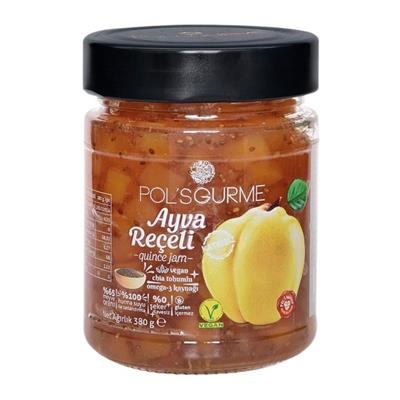 POL'S SEKER ILAVESIZ AYVA REÇELI 400g CHIA TOHUMLU