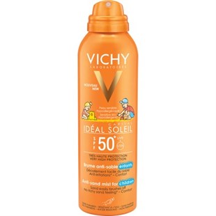 Vichy Capital Ideal Soleil Çocuklar için Kum Yapışmalarına Karşı Çok Yüksek Korumalı Sprey SPF50 200 ml