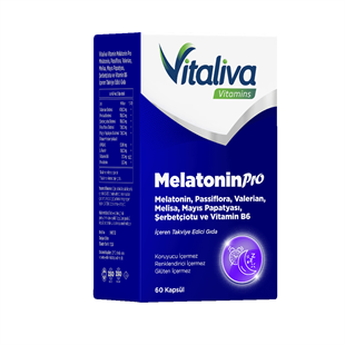 Vitaliva Vitamins Melatonin Pro 1 mg 60 Kapsül