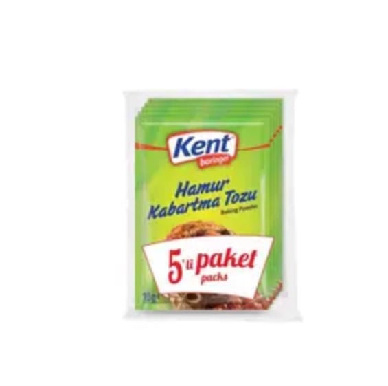 Kent Boringer Hamur Kabartma Tozu 5'li 50 gr
