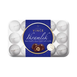 Vince Sütlü Bütün Fındıklı Kutu Çikolata 370 G